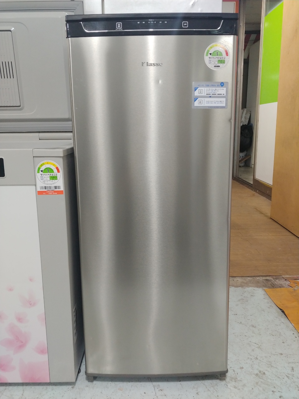 중고김치냉장고 클라쎄 102리터 냉동 냉장 스탠드형 1등급 2013년 부천 072203