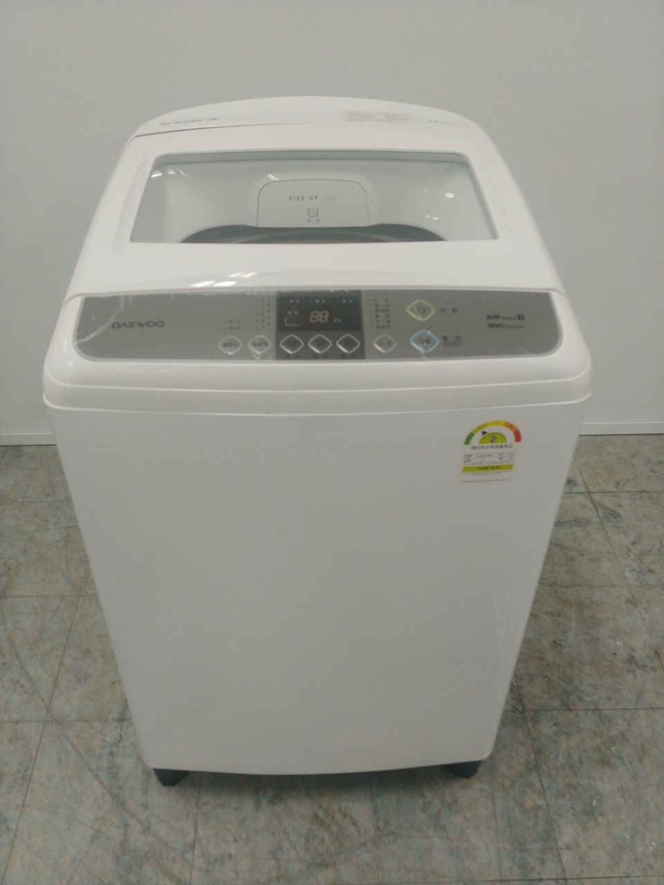 중고통돌이세탁기 대우 에어버블 11kg 2017년 부천  01402